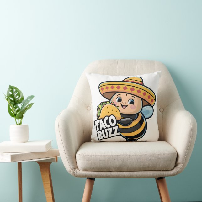 Taco Buzz Bumble Bee Cushion (Chair)