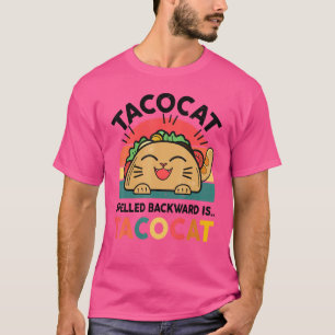 Taco Ca Kids Men Women Spelled Backward Tacocat T-Shirt