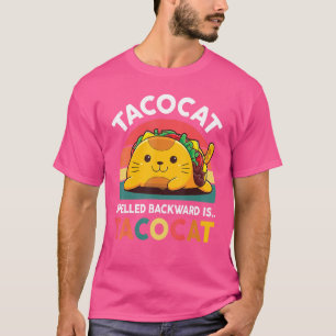 Taco Ca Kids Youth Men Women Spelled Backward Taco T-Shirt