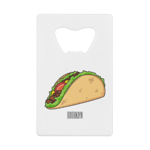 Taco cartoon illustration