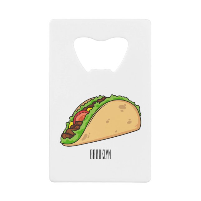 Taco cartoon illustration (Front)
