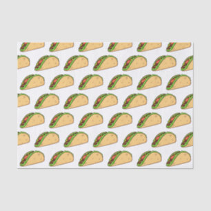Taco cartoon illustration tissue paper
