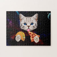 Taco, Cat and pizza