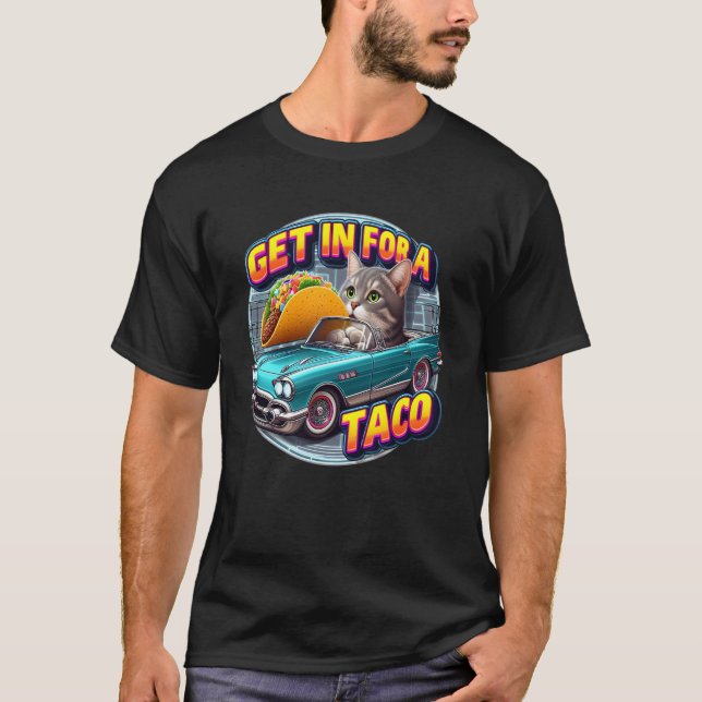 Taco Cat Cruising T-Shirt (Front)