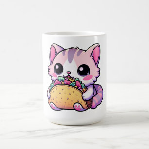 Taco Cat Delight - kawaii, tacos, cats, cute Coffee Mug