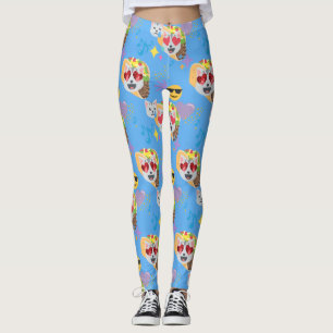 taco cat emoji leggings