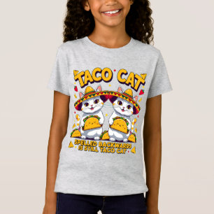 Taco Cat Fiesta Kawaii Cute Cinco de Mayo Chibi T-Shirt