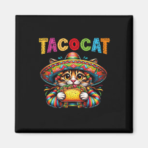 Taco Cat For Women And Kids - Tacocat Cinco De May Magnet