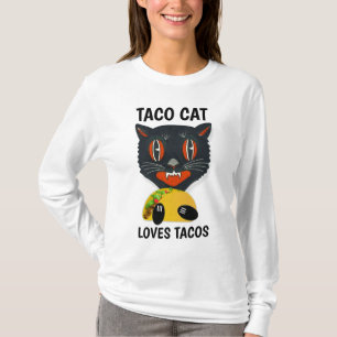 TACO CAT Funny T-shirts