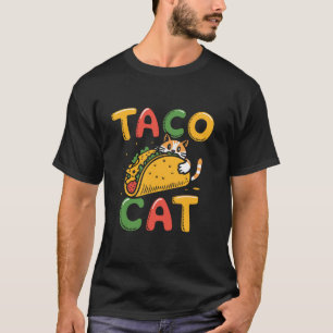 Taco Cat Hug Taco Cute Funny Colourful Cinco de Ma T-Shirt