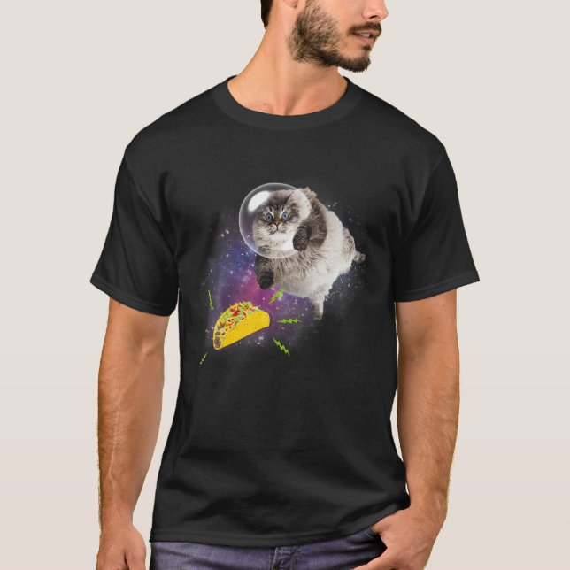Taco Cat , Mens Taco , Mens Taco , Cat T-Shirt (Front)