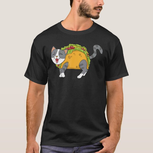 Taco Cat Mexican Food Men Woman Youth T-Shirt (Front)