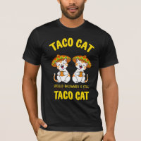 Taco Cat Spelled Backwards Funny Cinco de Mayo