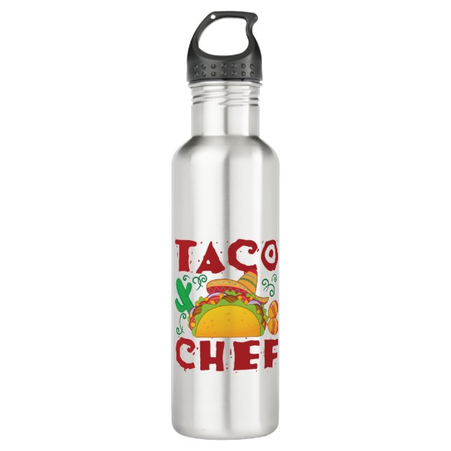 Taco Chef Taco Truck 710 Ml Water Bottle (Front)