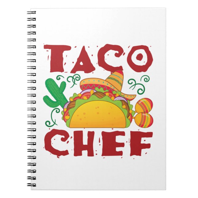 Taco Chef Taco Truck Notebook (Front)