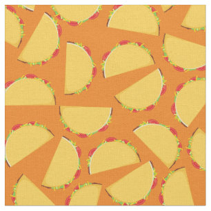 Taco Cute Kids Food Fabric