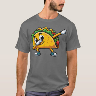 Taco Dabbing Fast Food Fun friends T-Shirt