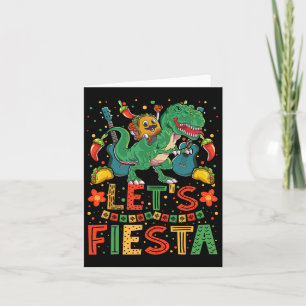 Taco Dinosaur Cinco De Mayo Taco Shirt Boys Kids M Card