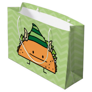 Taco Elf Large Gift Bag
