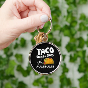 Taco Emergency Call 9 Key Ring