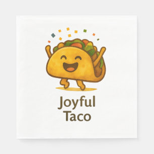 Taco Fiesta Birthday Party Paper Napkins Luncheon