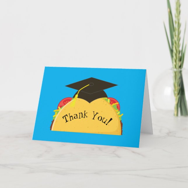 Taco Fiesta Graduation Party Mexican Card (Front)