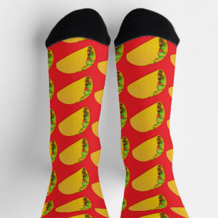 TACO FUNNY CHRISTMAS SOCKS
