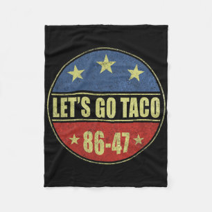 Taco Funny Let's Go Taco Shirt Men Women 2  Fleece Blanket