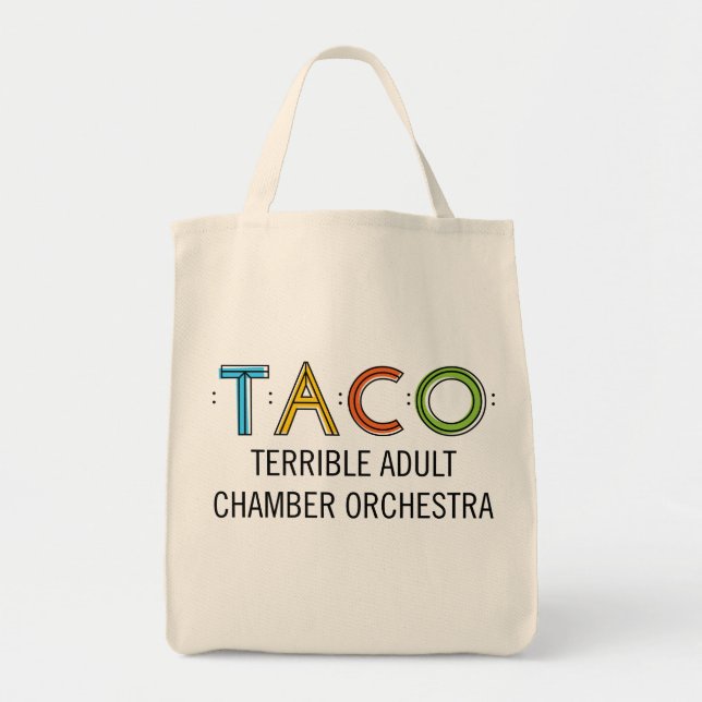 TACO Grocery Tote (Front)