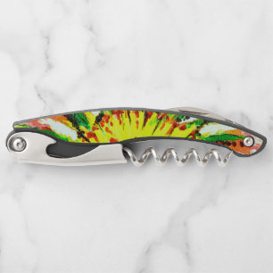 Taco Hippie Cat Colourful Bottle Opener