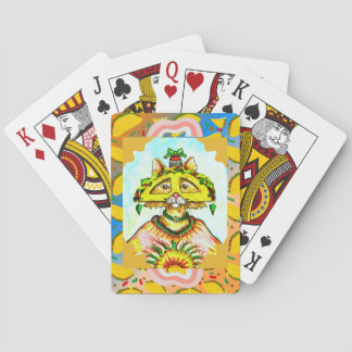 Taco Hippie Cat Playing Cards