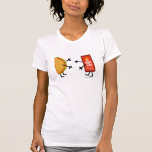 Taco & Hot Sauce - Customisable T-Shirt