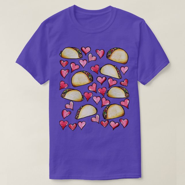 Taco Love on Taco Tuesday T-Shirt (Design Front)