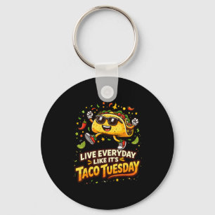 Taco lover design cinco de mayo taco for men women key ring
