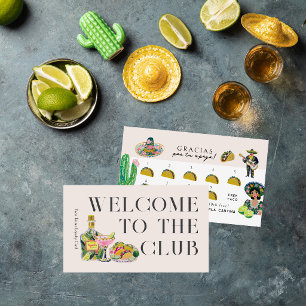 Taco Loyalty Card   Fiesta Rewards Punch Card