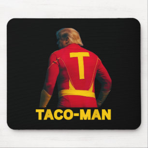 Taco-man Funny Anti-trump Halloween Political Cost Mouse Mat