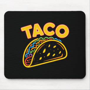 Taco mexican food mouse mat