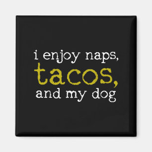 Taco Mexican Foodie Gift Taco Funny Magnet