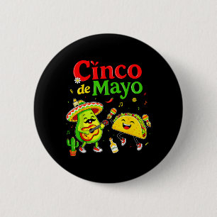 Taco Mexican Patty for Kids Boy Girl Men Women 6 Cm Round Badge