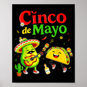 Taco Mexican Patty for Kids Boy Girl Men Women Poster