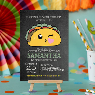 Taco Night Party Invitation