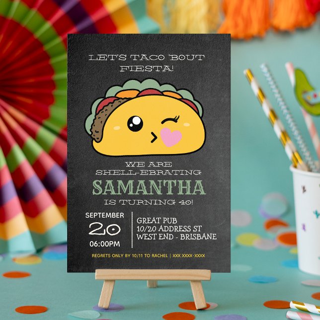 Taco Night Party Invitation (Creator Uploaded)