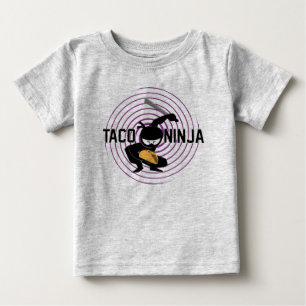 Taco Ninja Design - Baby Fine Jersey T-Shirt