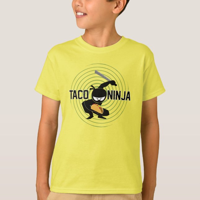 Taco Ninja Design - Kids' Basic T-Shirt (Front)