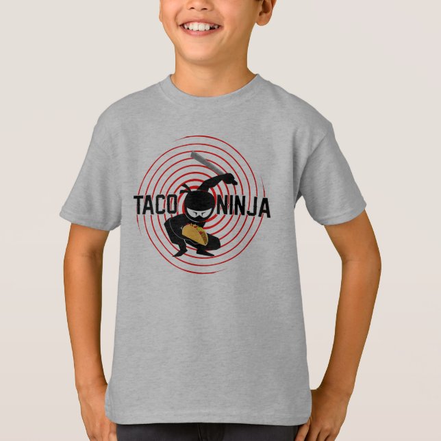 Taco Ninja Design - Kids' Basic T-Shirt (Front)