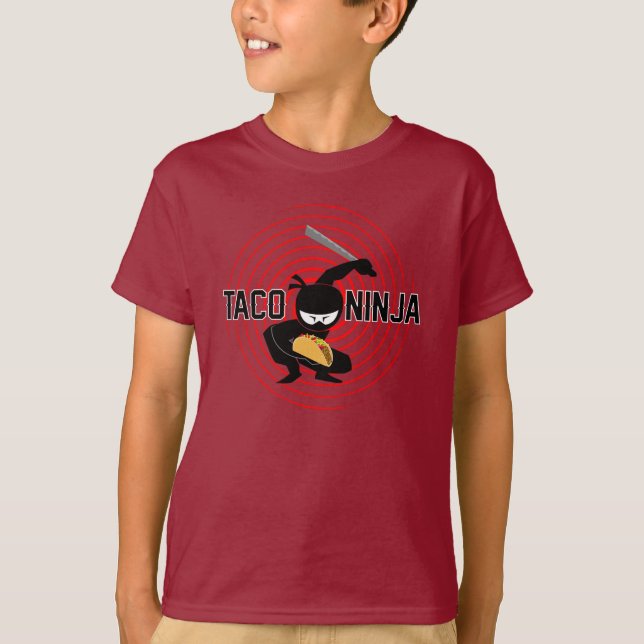 Taco Ninja Design - Kids' Basic T-Shirt (Front)