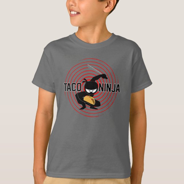 Taco Ninja Design - Kids' Basic T-Shirt (Front)