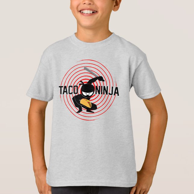 Taco Ninja Design - Kids' Basic T-Shirt (Front)
