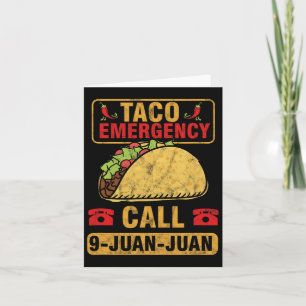 Taco Notruf 9 Juan Cinco De Mayo Mexican Card
