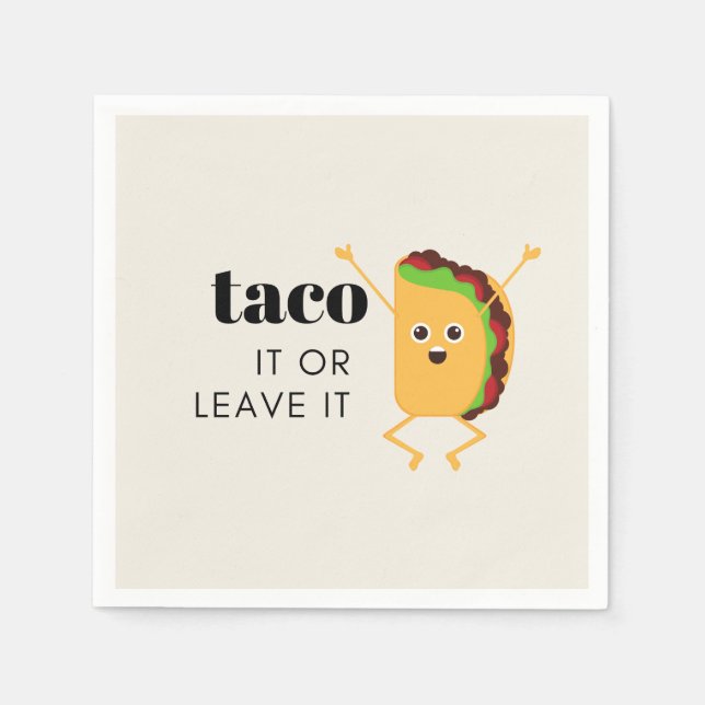 Taco Party Napkins (Front)